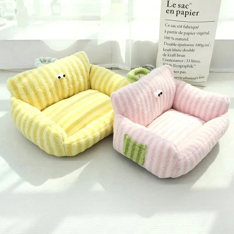 Speels Hondenbed Met Verhoogde Zijkanten Comfortabel Pluche Anti-Slip Machinewasbaar Voor Extra Ondersteuning - Ruffy