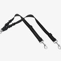 Dubbele Hondenriem | Dubbele Honden Wandeling | Klitvrijcontrol | Nylon, 100 cm - Ruffy