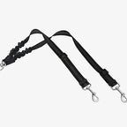 Dubbele Hondenriem | Dubbele Honden Wandeling | Klitvrijcontrol | Nylon, 100 cm - Ruffy