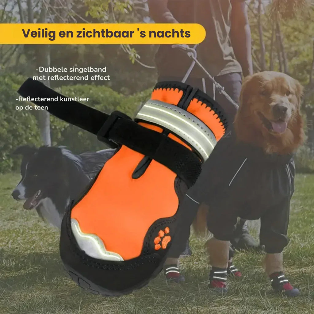 Sterke Grip Hondenlaarzen Waterdicht Antislip Comfortabele Pasvorm Stijlvol Geschikt Voor Buitenactiviteiten - Ruffy