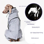 Waterbestendige Hondenregenjas Reflecterend Comfortabel Verstelbaar Gemakkelijk Schoon Te Maken Voor Alle Maten - Ruffy