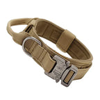 Hondenhalsband en Riem Set | Tactisch Zwaar Nylon | Metalen Gesp - Ruffy