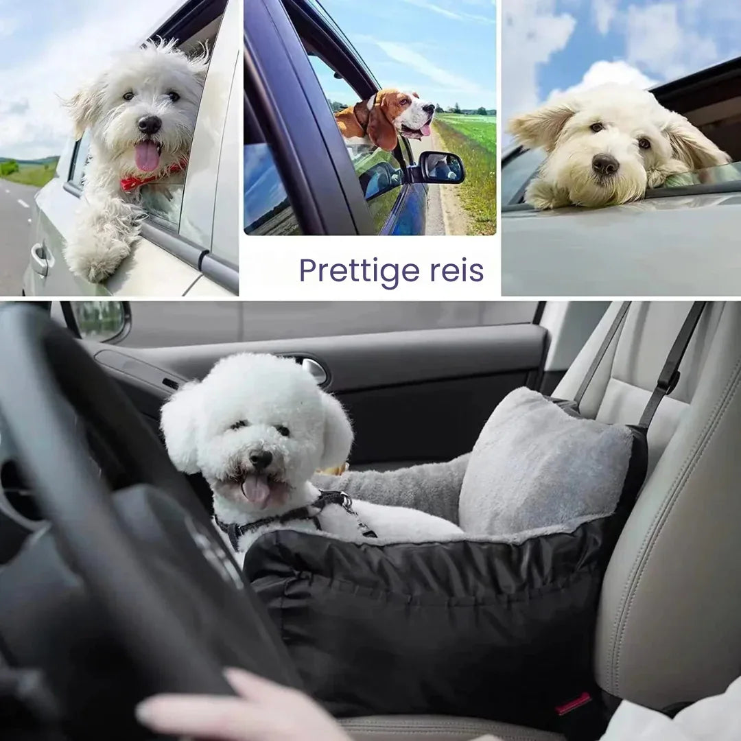 Afneembare Zitting Voor Honden Veilig Comfortabel Wasbaar Beschermt Auto Tegen Vuil en Haar Voor Autoritten - Ruffy