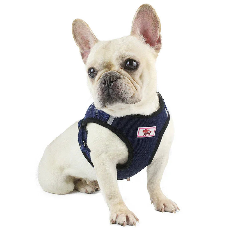 Corduroy Ademend Honden Tuig Reflecterend Ergonomisch - Ruffy