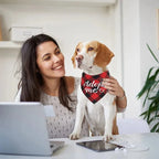 Aangepaste Geruite Hondenbandana - Ruffy