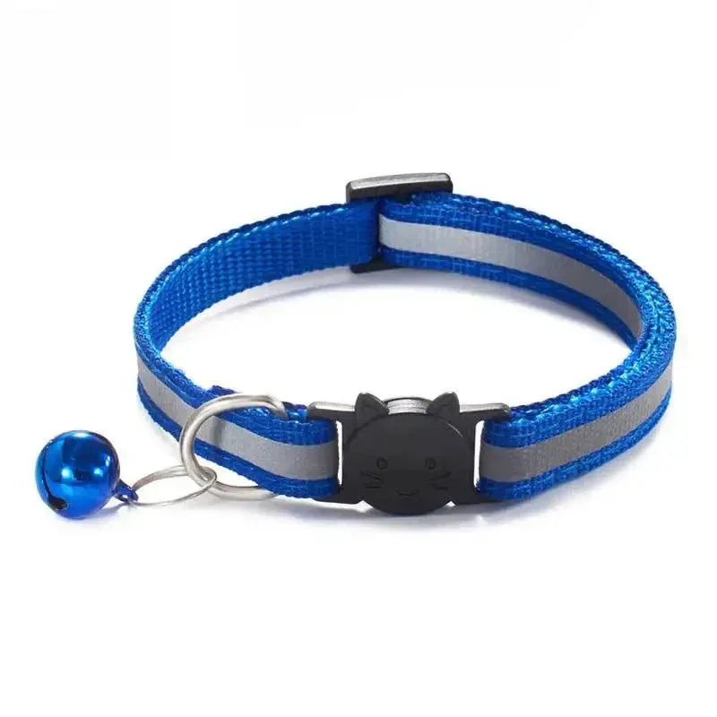 Reflecterende Kattenhalsband met Veiligheids Breakaway Lichtgewicht Verstelbare Pasvorm 19-32cm Nylon - Ruffy