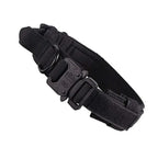 Hondenhalsband en Riem Set | Tactisch Zwaar Nylon | Metalen Gesp - Ruffy