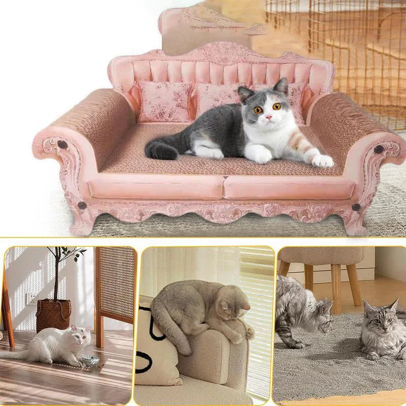 Katten Krab-Loungebank Stijlvol Duurzaam Gezond Kraboppervlak Beschermt Meubels 60x24x30cm - Ruffy