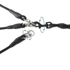 Hondenriem Splitter | Drievoudige Nylon Lijn | 190 cm | Multi-Hond Controle - Ruffy