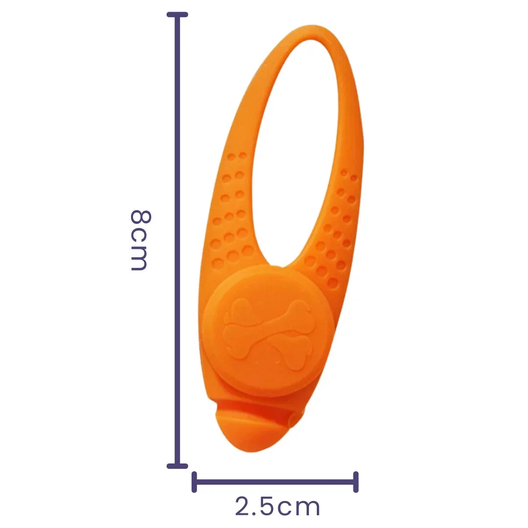 LED Silicone Knipperhanger Voor Huisdieren Verhoogde Zichtbaarheid Waterdicht Duurzaam Meerdere Knippermodi Voor Nachtveiligheid - Ruffy