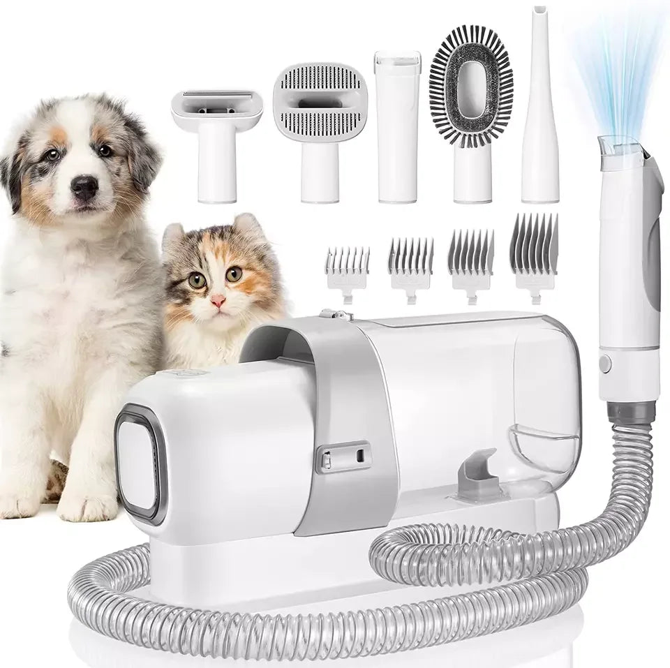 Vacuum Hondentrimmer Trimkit Efficiënte Haarverzameling Geluidsarm Veelzijdige Verzorging Ergonomisch ABS - Ruffy