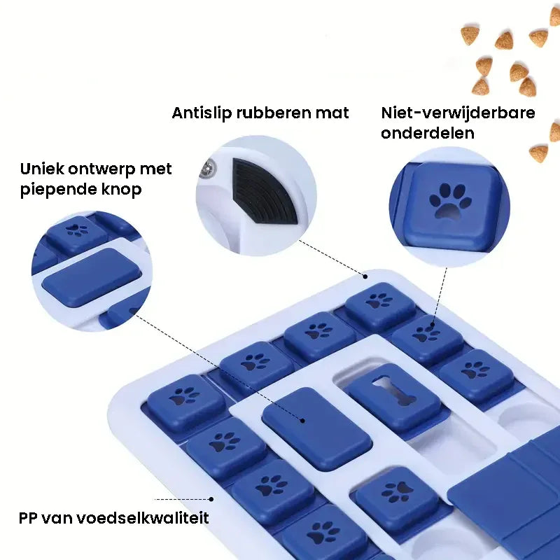 Slow Feeder Puzzel Voerbak voor Honden Mentale Stimulatie duurzaam Schoon te Maken - Ruffy