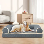 Orthopedisch Hondenkussen | Hoge Ondersteunende Randen | Memory Foam | Wasbare Hoes - Ruffy