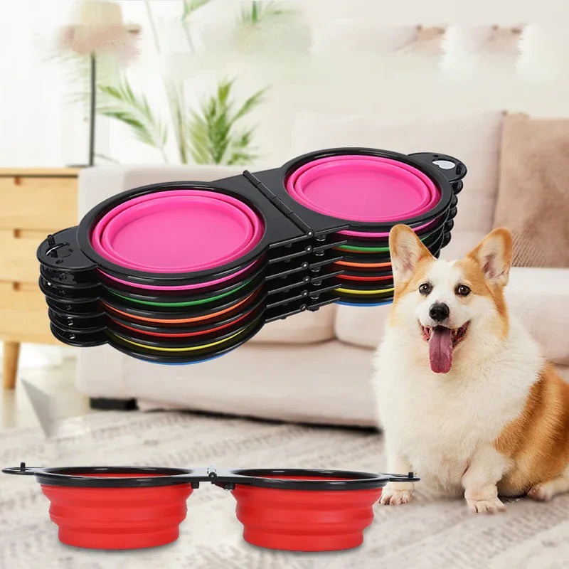 Honden Opvouwbare Voerbak En DrinkBak In 1 - Ruffy