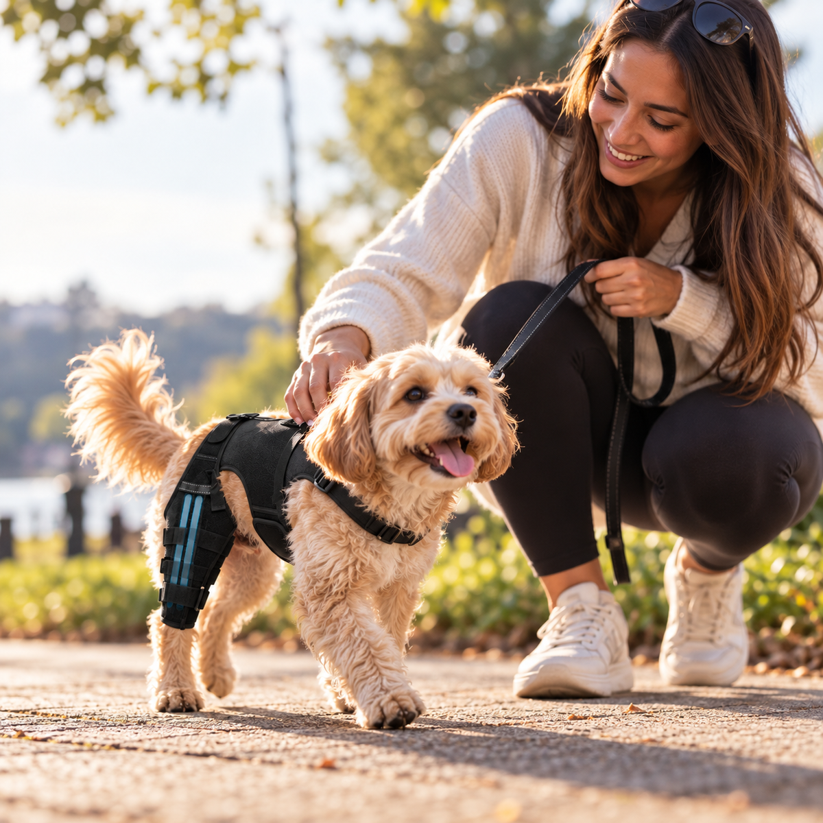 FlexSupport™ Orthopedische Kniebrace voor Honden