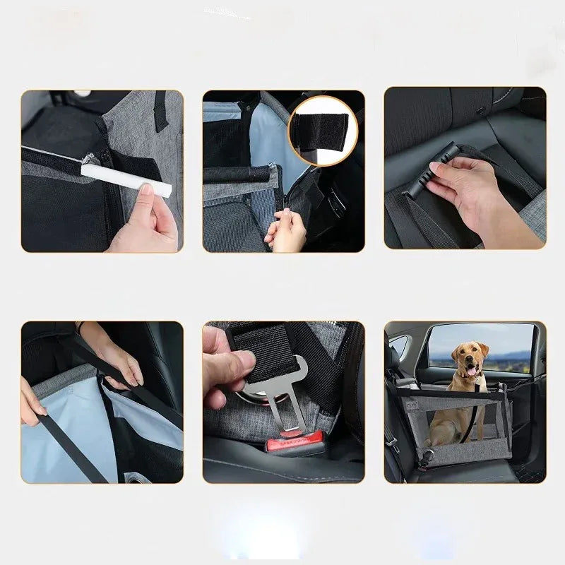 Gezellige Autokattenmand voor Comfort - Ruffy