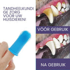 Siliconen tandenborstel voor huisdieren (2+1 GRATIS) - Ruffy