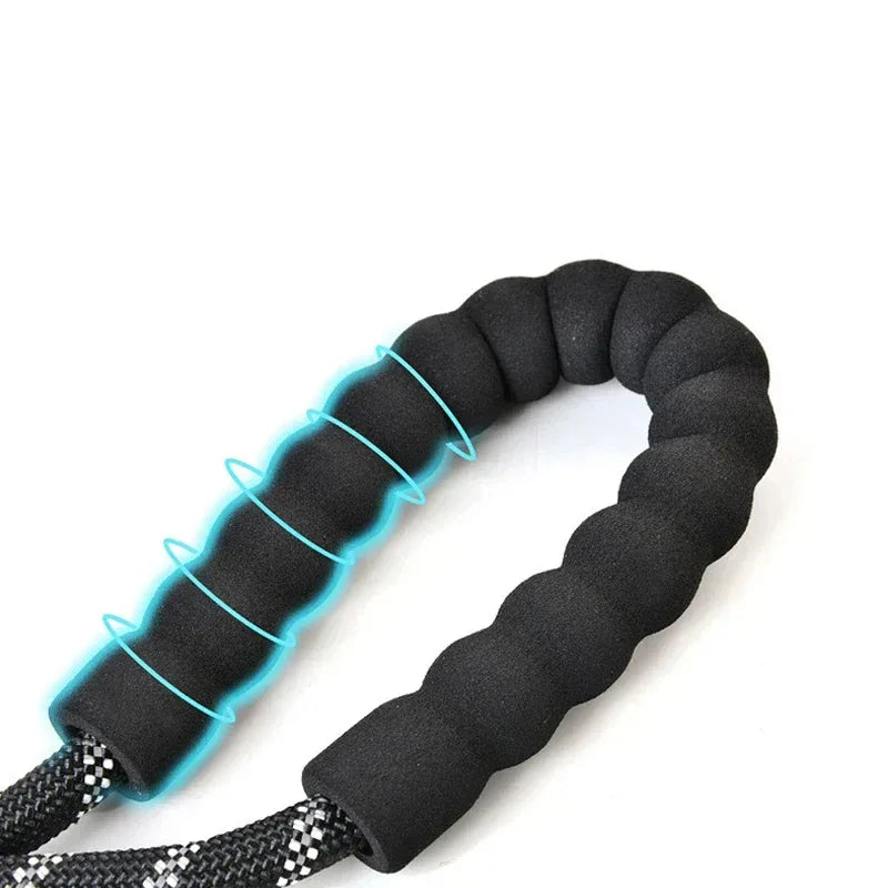 Hondenriem | Reflecterend Zwaar Ontwerp | Nylon met Gewatteerd Handvat - Ruffy
