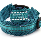 Verstelbare Gevoerde Reflecterende Nylon Hondenhalsband Comfortabel Duurzaam Veilig Voor Training en Wandelingen - Ruffy