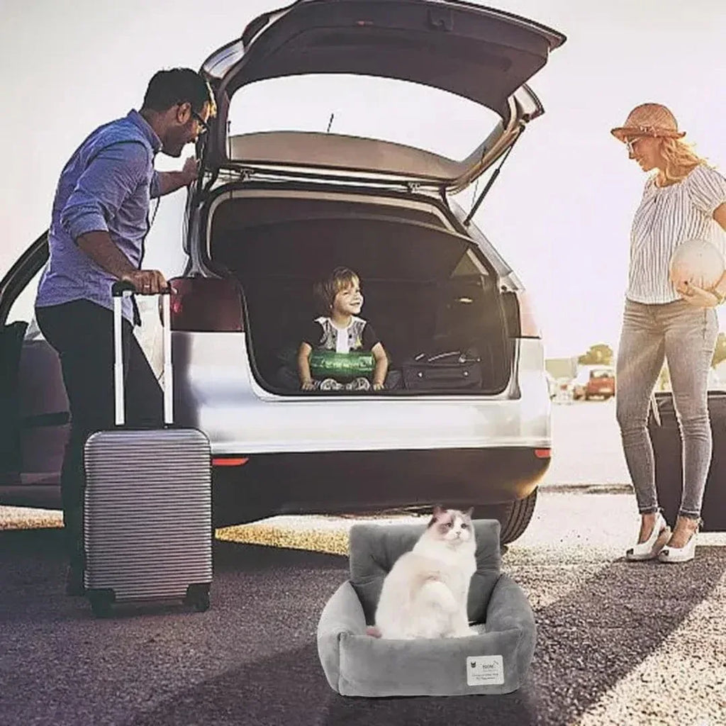 Pluche Honden Autostoelverhoger Comfortabel en Veilig met Machinewasbare Hoes - Ruffy