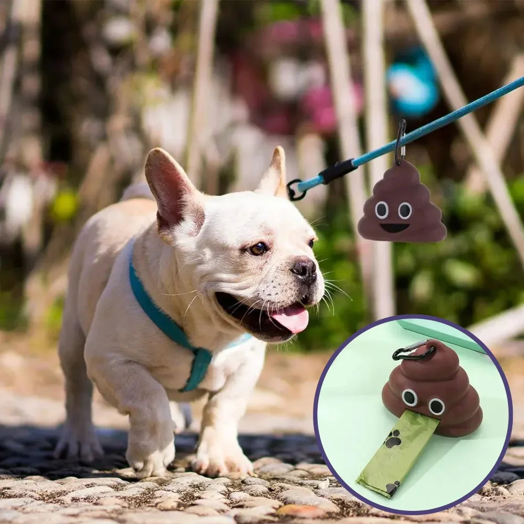 Draagbare Zakjesdispenser Fecale Vorm Lichtgewicht Duurzaam Eenvoudig Bijvullen Geschikt Voor Honden en Katten - Ruffy