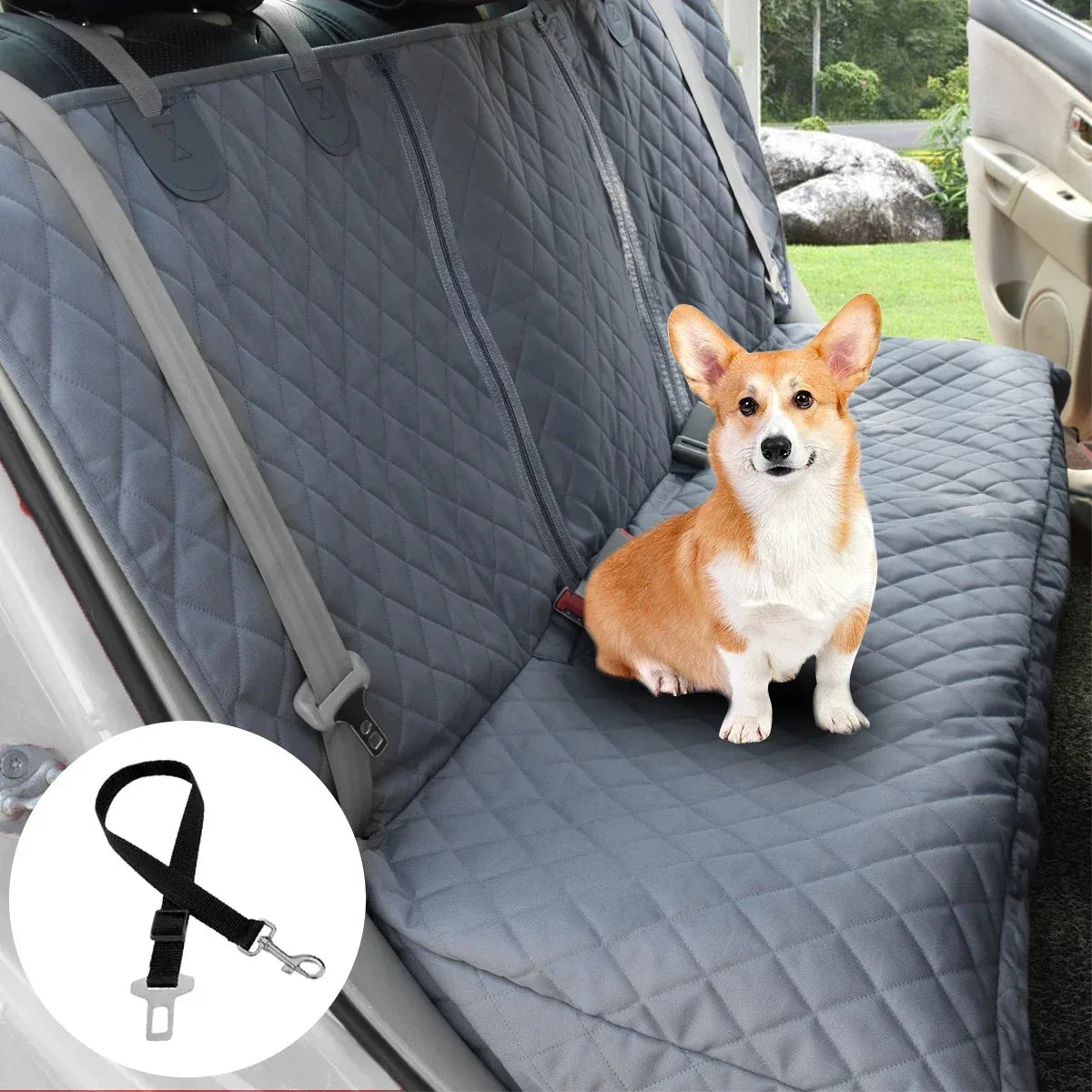 Beschermende En Stijlvolle Autostoelhoes Voor Honden - Ruffy