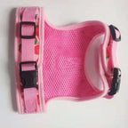 Harnas Kraag Escape Proof Tuig En Leiband Set Ademend Kitten Puppy Kleine Honden Borst Vest Geen Pull - Ruffy
