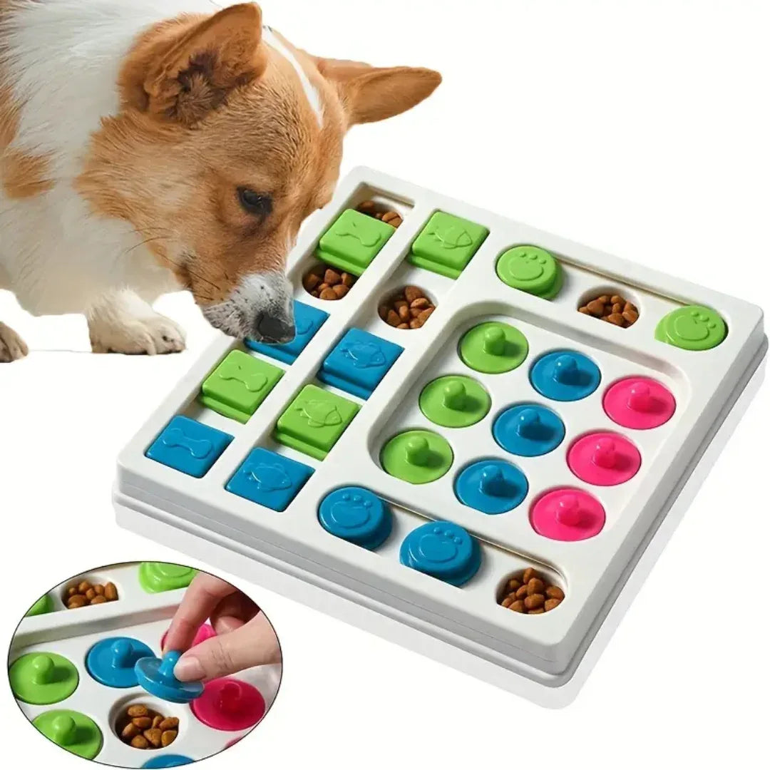 Interactieve Hond Puzzel Voerbak IQ Verhogend Langzaam Eten Speelgoed Antislip en Duurzaam - Ruffy
