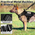 Duurzaam Molle-Systeem Hondenharnas – Robuust 1050D Nylon met Verbeterde Controle en Snelontgrendelbare Gespen - Ruffy