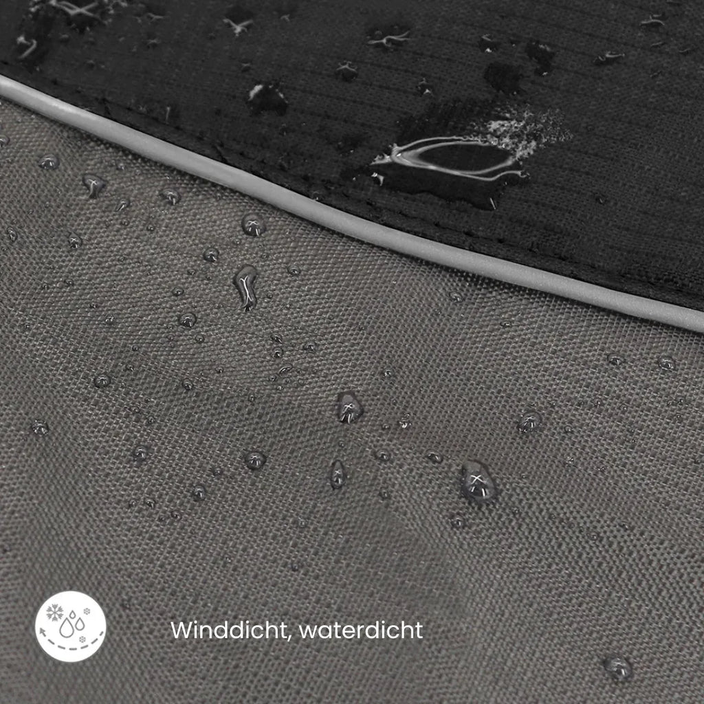 Waterdichte Winterjas Voor Grote Honden Warm Gewatteerd Reflecterend Volledige Dekking Machinewasbaar - Ruffy