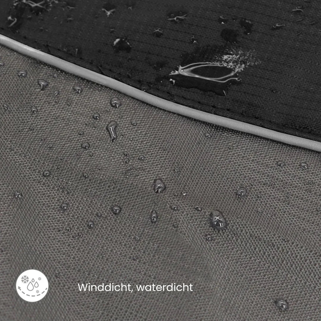 Waterdichte Winterjas Voor Grote Honden Warm Gewatteerd Reflecterend Volledige Dekking Machinewasbaar - Ruffy