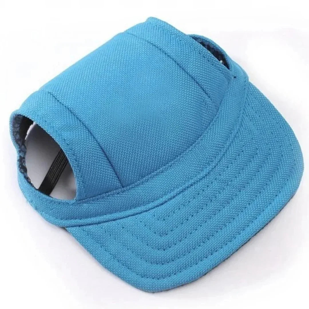 Canvas Baseballpet voor Kleine Honden Verstelbaar en UV-Bescherming Voor Zomeravonturen - Ruffy