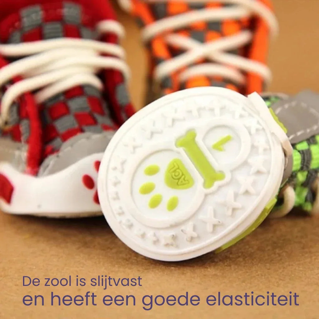 Ademende Anti-Drop Hondenschoenen Zachte Zool Pootbescherming Ademend Materiaal Voor Buitenactiviteiten - Ruffy