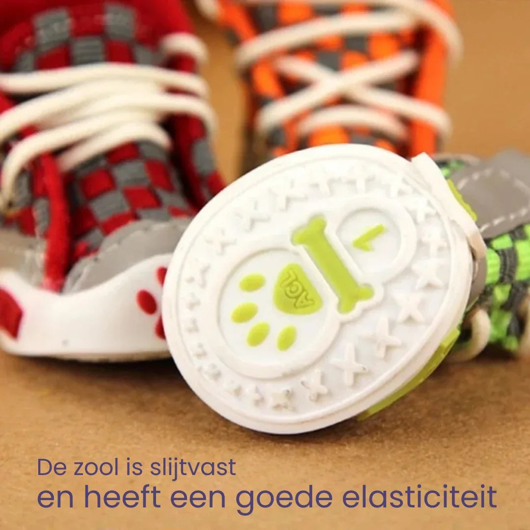Ademende Anti-Drop Hondenschoenen Zachte Zool Pootbescherming Ademend Materiaal Voor Buitenactiviteiten - Ruffy