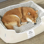 Wasbare gevoerde pluche hondenmand - Ruffy