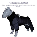 Reflecterende Waterdichte Winter Jumpsuit Voor Franse Bulldogs Warm Veilig Duurzaam Met Harnas - Ruffy