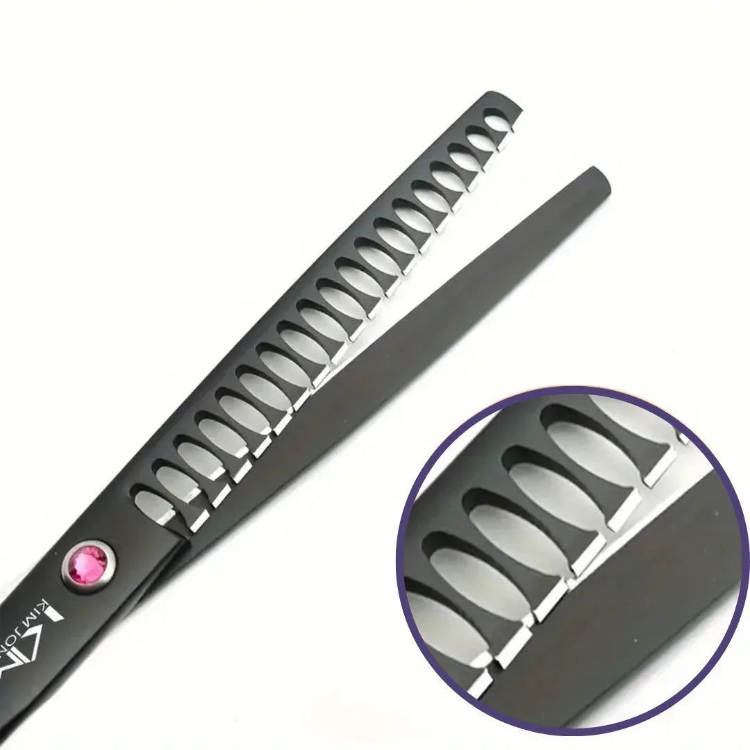 Honden Trimschaarset | 4-Delige Professionele Trimkit | Ergonomische Greep - Ruffy