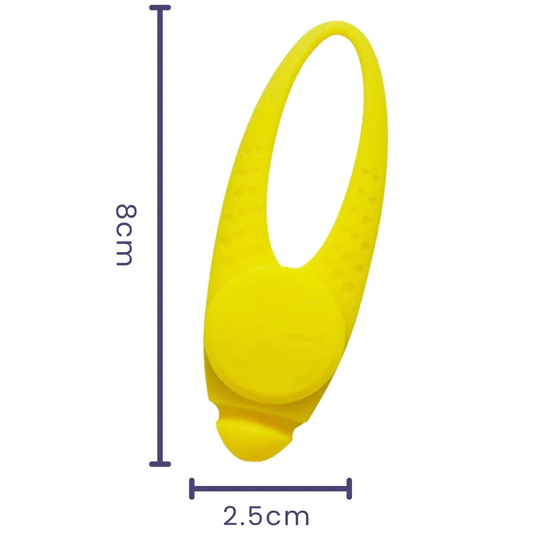 LED Silicone Knipperhanger Voor Huisdieren Verhoogde Zichtbaarheid Waterdicht Duurzaam Meerdere Knippermodi Voor Nachtveiligheid - Ruffy