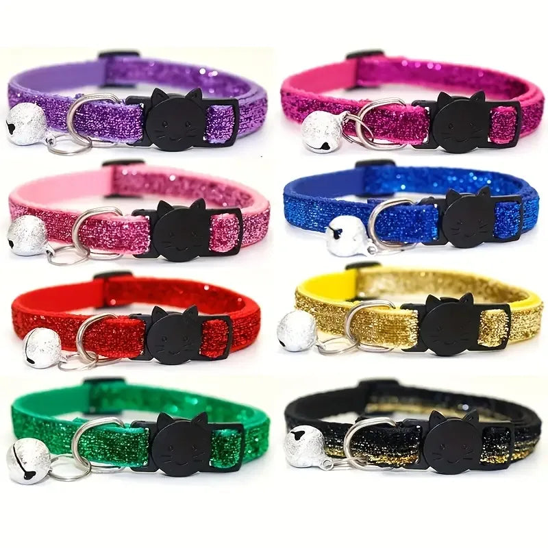 Glitter verstelbare Breakaway veiligheidshalsband voor huisdieren voor honden en katten - Ruffy