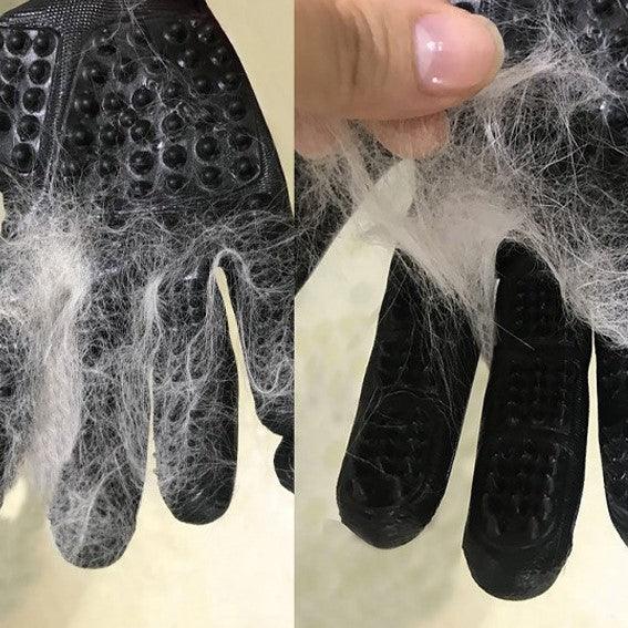 borstel handschoenen van Silicone Voor honden - Ruffy