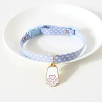 Verstelbare kattenhalsband met snelsluiting en ingebouwde bel – leuk en duurzaam fluwelen ontwerp - Ruffy