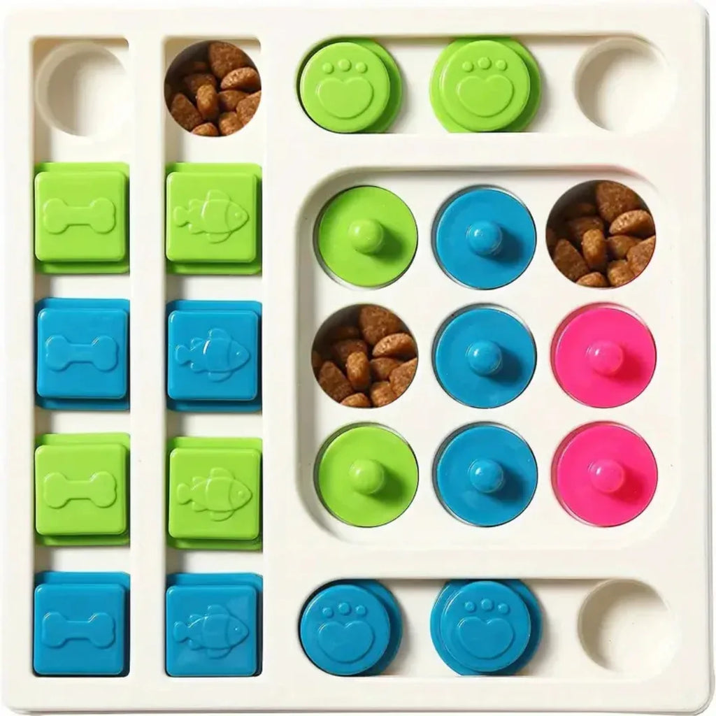 Interactieve Hond Puzzel Voerbak IQ Verhogend Langzaam Eten Speelgoed Antislip en Duurzaam - Ruffy