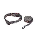 Hondenhalsband en Riem Set Bloemendesign Verstelbaar Ontsnappingsbestendig Duurzaam Nylon Veilig en Stijlvol - Ruffy
