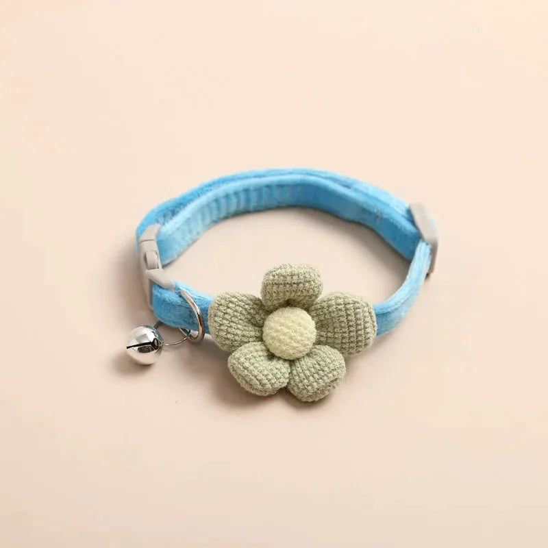 Verstelbare Halsband Met Bloemenpatroon - Ruffy