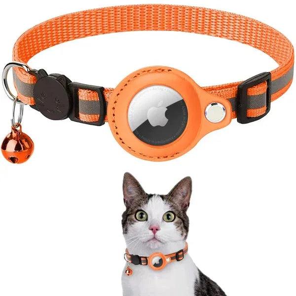 Verstelbare Veiligheidshalsband Met Airtag Houder - Ruffy