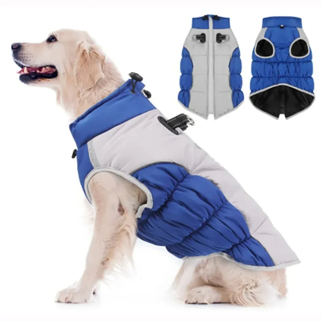Winterjas Voor Honden Waterdicht Reflecterend Warm Met Ingebouwd Harnas Verstelbaar - Ruffy