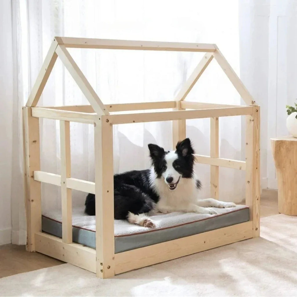 Luxe Traagschuim Hondenbed Pluche Comfort Orthopedisch Afneembare Wasbare Hoes Antislipbasis - Ruffy