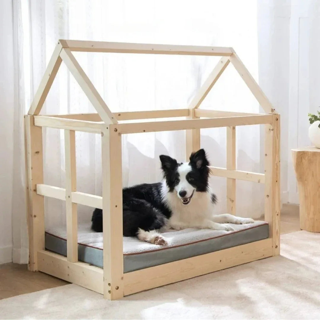 Luxe Traagschuim Hondenbed Pluche Comfort Orthopedisch Afneembare Wasbare Hoes Antislipbasis - Ruffy