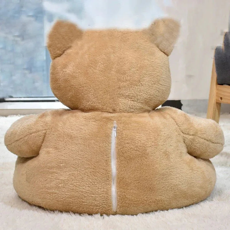Knus Hondenbed Berenknuffel Design Warm Ondersteunend Gemakkelijk Schoon te Maken Beschikbaar in 46cm - Ruffy