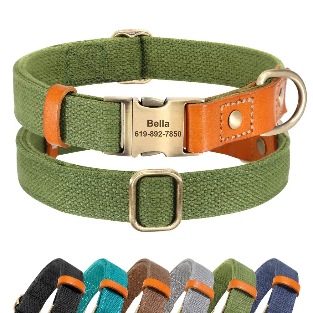 Gepersonaliseerde Nylon Halsband - Ruffy